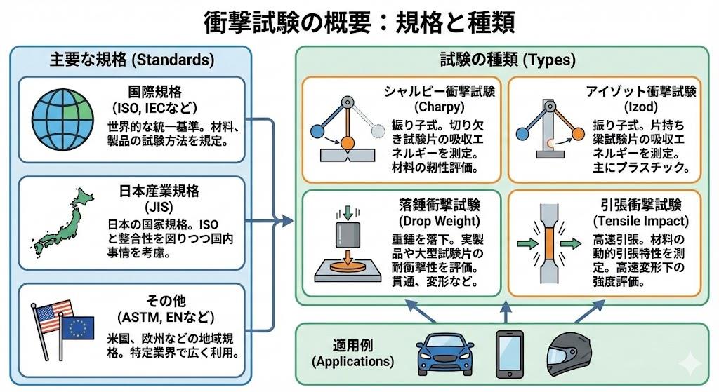 衝撃試験の規格と種類