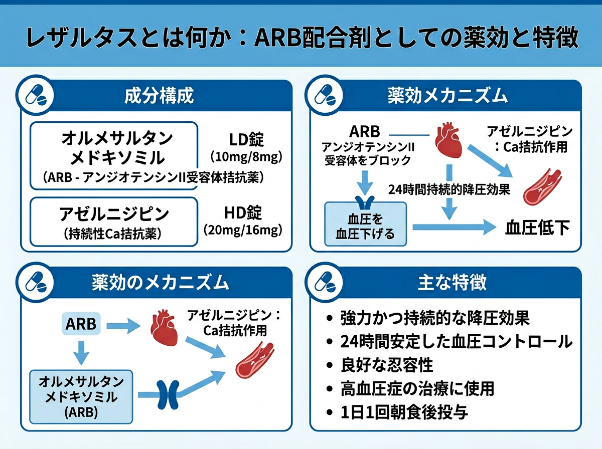 レザルタスとは何か:ARB配合剤としての薬効と特徴