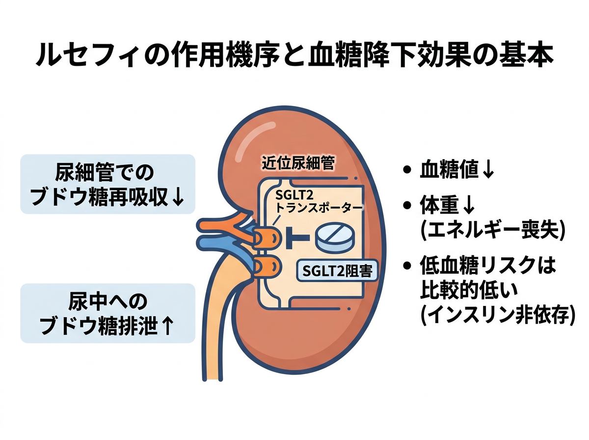 ルセフィの作用機序と血糖降下効果の基本